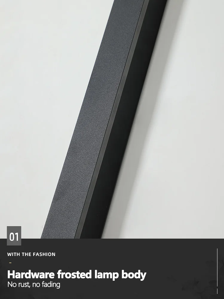 Lámpara de pared impermeable para exteriores, tira LED, lámpara de pared de fondo, escalera, jardín, sala de estar, dormitorio, mesita de noche, luces de pared ip65 - Imagen 5